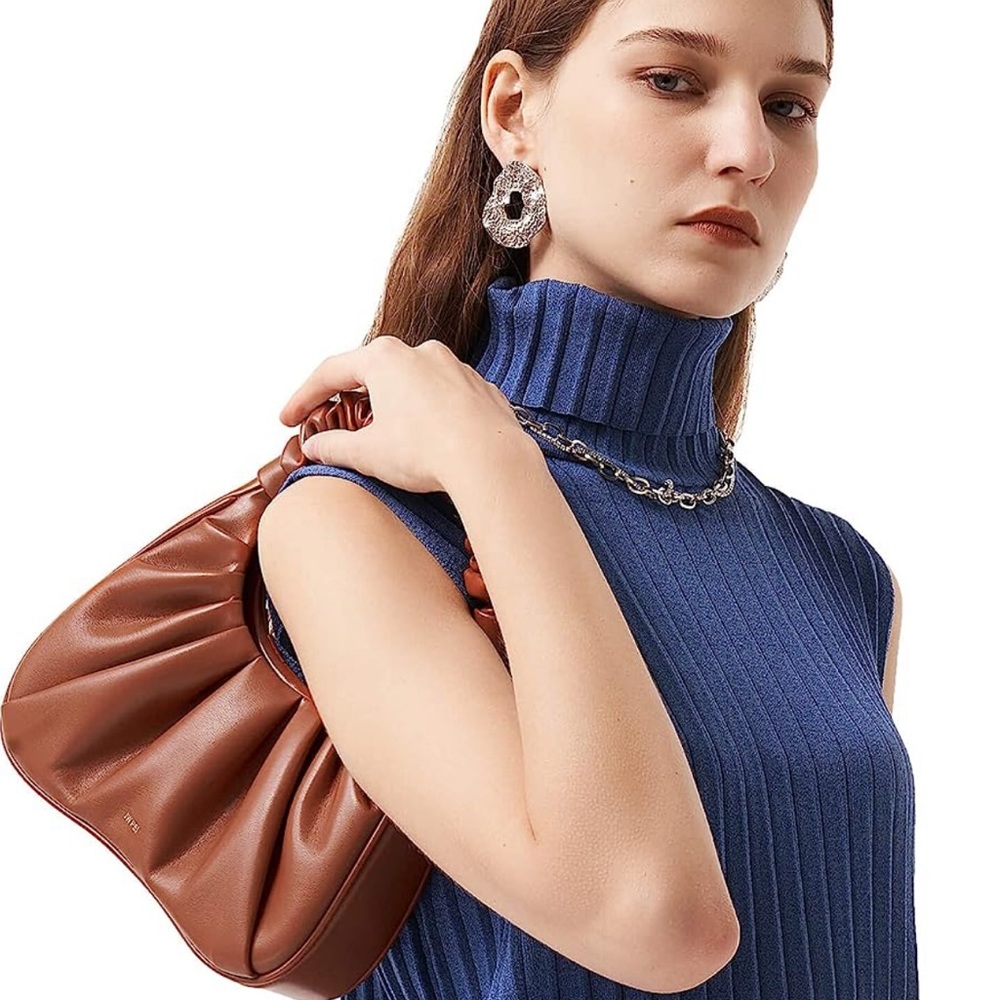 Ruched Shoulder Bag